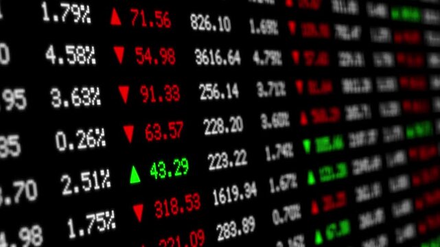 Stock ticker - background loop
