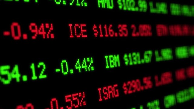 Stock ticker - background loop