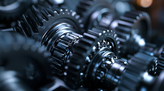 Metal Gears and Bearings in Mechanical Transmission System