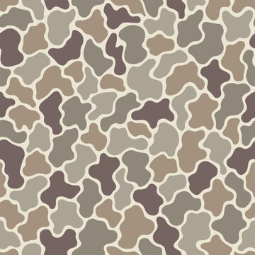Modular Waterfowl Camouflage EPS Swatch: Repeat Vector Tile for Roll Fabric and Custom Vehicle Wraps