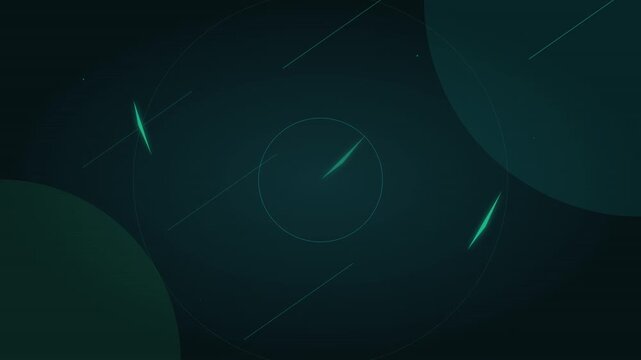 sleek flat cyan energy burst vector background animation