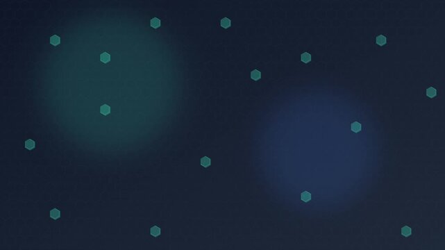 sleek flat tech hexagonal pattern overlay animation