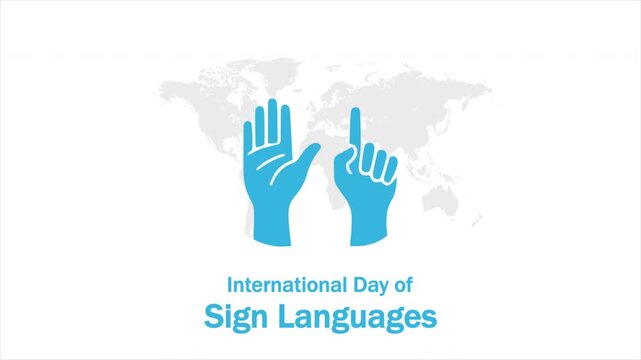 Sign Languages International Day hands