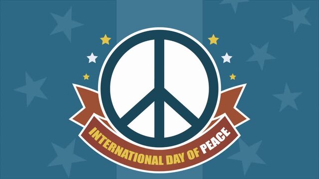 Peace international Day logo banner