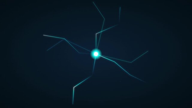 sleek modern cyan electric plasma burst vector graphic