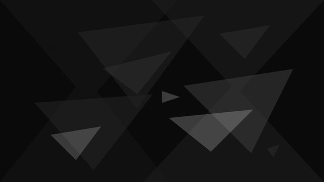 sleek monochrome triangular geometric background vector