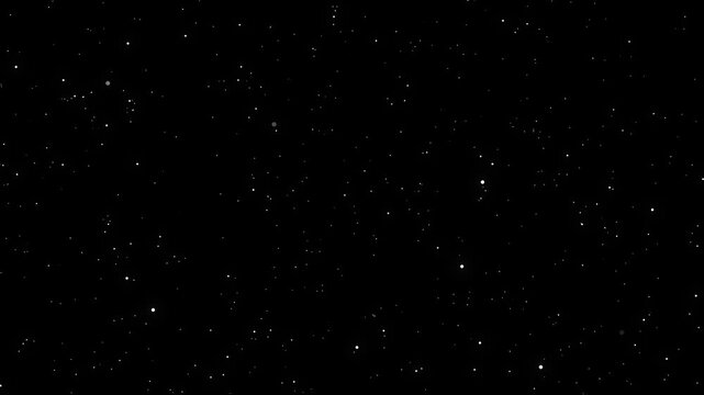 Template animation of evenly spaced two-handed saws of different sizes and opacity. Animation of transparency and size. Seamless looped 4k animation on black background with stars