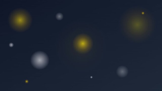 soft bokeh orb floating light vector background