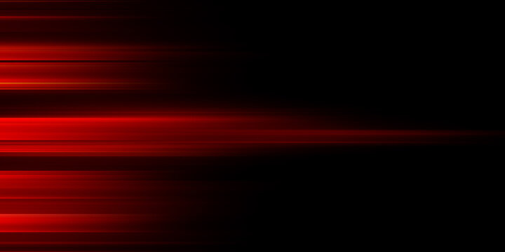 Speed lines light effect, glowing red magic rays, abstract neon lines.