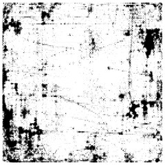 Obraz premium Vintage Halftone Distressed Texture Background with Ink Dots