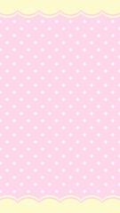 Pastel polka dot mobile wallpaper © Rawpixel.com