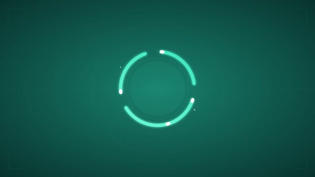 Soft Teal And White Medical Style Loading Animation