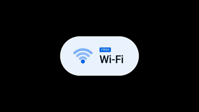 free WiFi hotspot icon popup with signal waves