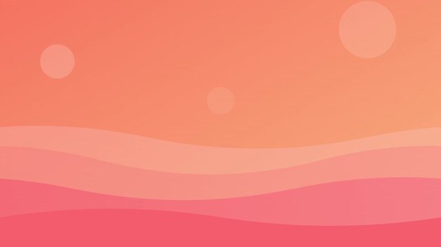 Vibrant Coral Reef Organic Wave Animation Graphic