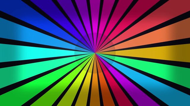 vibrant rainbow spectrum optical ray vector loop