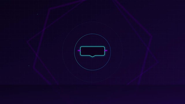 Virtual Reality Headset Digital Metaverse Tech Animation
