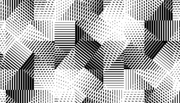 Black and white abstract and grunge pattern for sporty design element. Editable graphics resource , easy to resized and recoloured without loosing quality. Vector format. Eps10