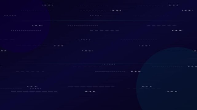 white data stream binary lines moving fast