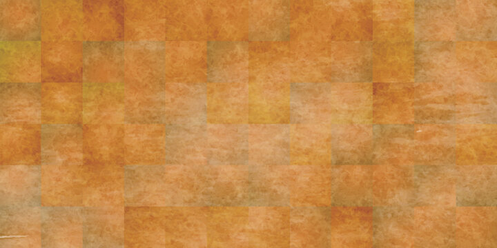 Vintage Golden Square Pattern Textured Background