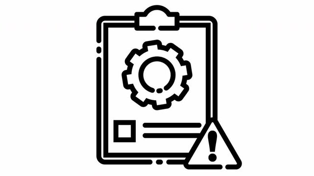 Business risk management video animation representative for analysis and recommendation for business video