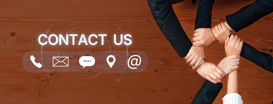 A set of communication methods for customer service. Includes contact information for phone, email, chat, and physical address for user support and inquiries. Fermion