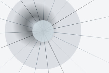 Fototapeta premium Abstract Radial Gray Gradient Starburst Background