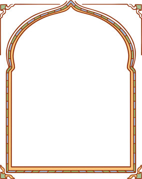 Moroccan Ogee Arch Line Frame