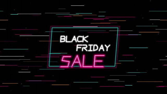 Abstract Geometric Particle Flow with Glowing Neon Streaks and Atmospheric Light Trails in Dark Motion Graphics Background
