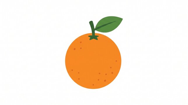 Orange fruit icon