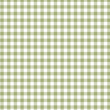 Sage Green Gingham Seamless Pattern