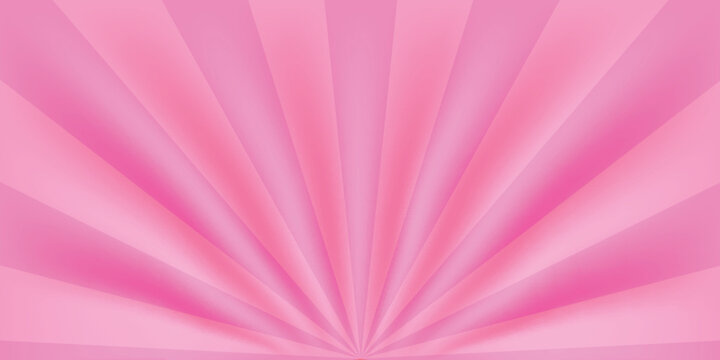 Soft Pink Radial Sunburst Abstract Background Pattern