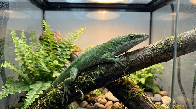 iguana on a tree