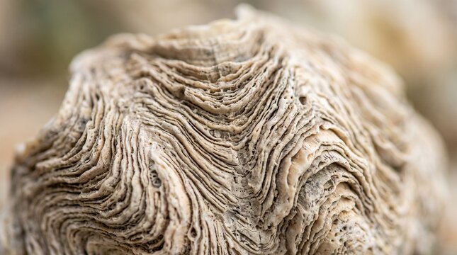 Natural Seashell Surface Texture Extreme Macro