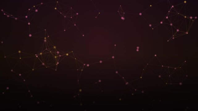 Abstract 4K rose gold and charcoal obsidian prism motion graphics background with angular crystalline lattice drift and full-screen pulse