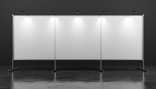 Blank Step and Repeat Telescoping Backdrop Banner