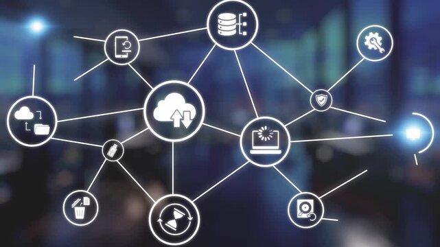 Cloud backup system connects devices through a secure data backup network. Data backup ensures protection, data backup reliability, and recovery. Gist