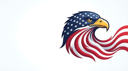 Obraz premium American Eagle Symbol Illustration
