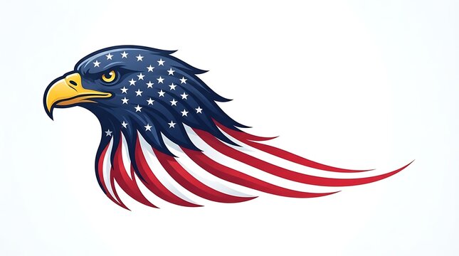 Bald Eagle Flag Inspired