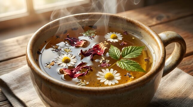 Hormone Balance Tea Blend In Cup