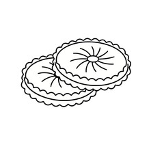 Obraz premium Two Round Decorative Pillows