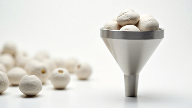Ceramic Selection Funnel with Text Space