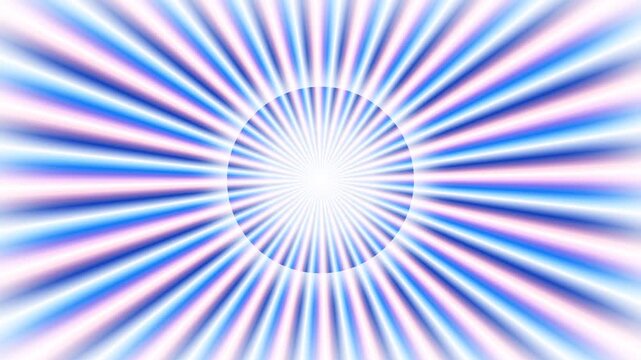 Abstract blue and purple radial sunburst pattern with a white central glow