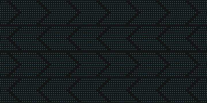 Seamless halftone hexagon shape dot pattern vector, Geometric Halftone Abstract pattern for Fabric and textile printing, sport jersey texture, wrapping paper, backdrops and packaging