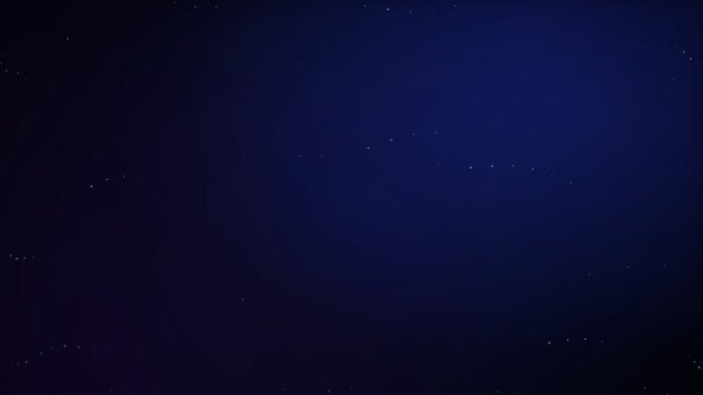 Minimalist deep blue night sky background with scattered glowing star lights