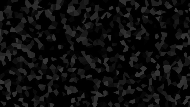 Black Background with Abstract Geometric Pattern in Shades of Gray