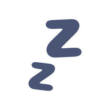Stylized Z icons denoting sleep or napping, representing a peaceful state of mind and rest
