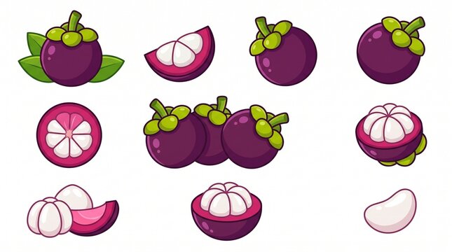 Title: Berry Silhouette Vector Icon Set