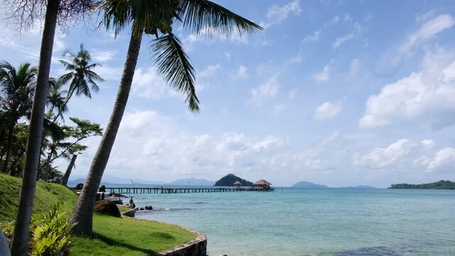 The most beautiful viewpoints Koh Mak (Ko Kut) Trat, Thailand.