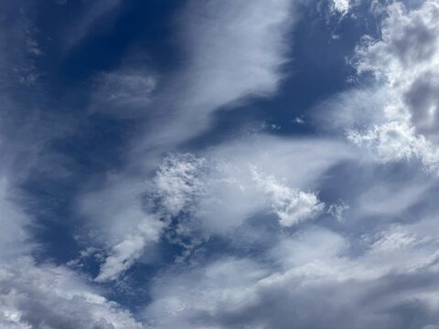 Stunning sky with clouds gorgeous heaven cloudscape