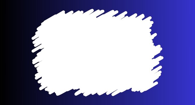 Scribbled white brush stroke effect on dark blue gradient background for creative text placement.